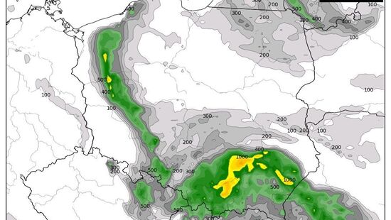 Pogoda na 13 maja 2021. Lokalne burze z gradem i intensywnym deszczem w Polsce. Dłuższe rozpogodzenia w centrum i na północy