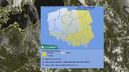 Wybuchają burze z gradem nad Polską. Gdzie jest burza 11 czerwca