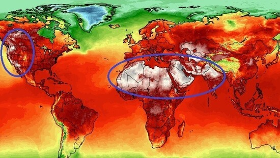 Gigantyczny upał do 45-52 stopni w wielu krajach. Kopuła cieplna ustanowiła nowy rekord temperatury w Kanadzie