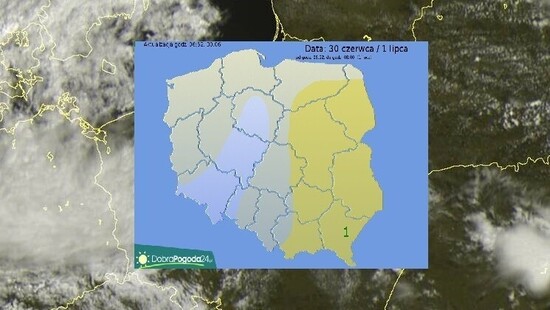 Burze z gradem i ulewnym deszczem w Polsce. Gdzie jest burza 30 czerwca