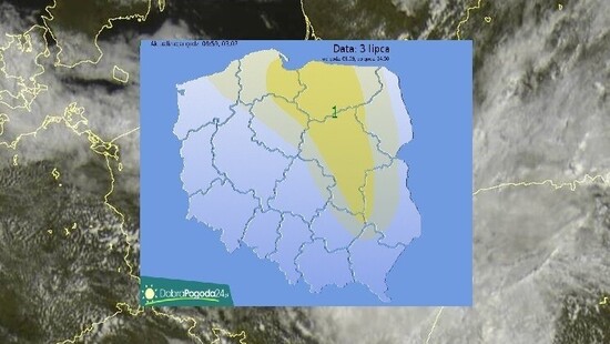 Burze z ulewnym deszczem ponownie w Polsce. Lokalnie możliwe podtopienia i grad. Gdzie jest burza 3 lipca