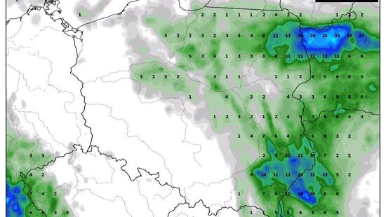 Pogoda na 4 lipca 2021. Lokalne burze z gradem. Przelotne opady od Warmii po Podkarpacie