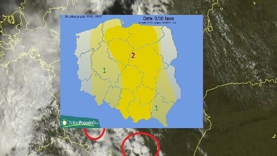 Nawałnice przechodzą przez Polskę. Burze niosą ulewy, grad i silny wiatr. Gdzie jest burza 9 lipca