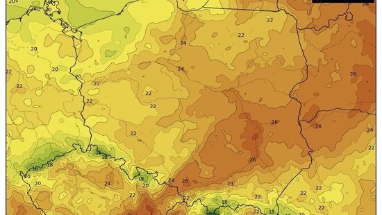 Pogoda na 19 lipca 2021. Chłodniej, na południu zanikające opady i burze. Popada i zagrzmi nad morzem