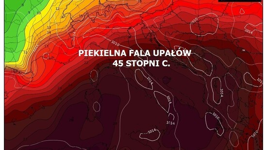 Piekielny upał z temperaturą 45 stopni. Uderzy największa fala upałów w tym sezonie