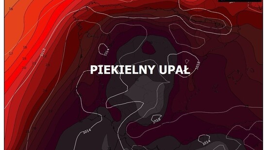 Piekielny upał w Europie zbliży się do rekordu temperatury. Później upał ruszy do Polski