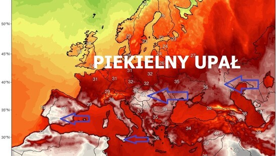Lucyfer przynosi gigantyczny upał w Europie. Niebawem fala upałów pojawi się w Polsce