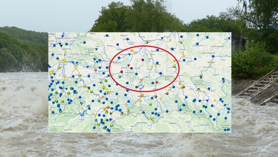 Rośnie zagrożenie powodziowe na południu Polski. Coraz więcej miejsc z przekroczonym stanem alarmowym