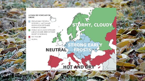 Pogoda długoterminowa na jesień 2021. Brytyjczycy zapowiadają wczesne silne przymrozki w Polsce