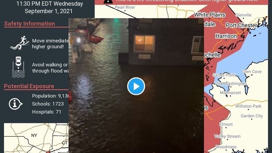 Apokaliptyczna powódź w Nowym Jorku. Gigantyczne opady po huraganie Ida. Wiele ofiar