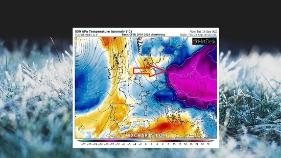 Jęzor chłodu sięgnie Polski. Duże ochłodzenie z przymrozkami jeszcze we wrześniu