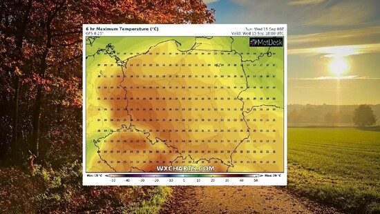 Pogoda na 15 września 2021. Pogodnie z letnią temperaturą. Na zachodzie Polski wkroczy deszcz