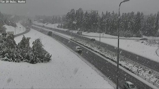 Zima dotarła we wrześniu. Śnieg spadł na miasta nad Bałtykiem