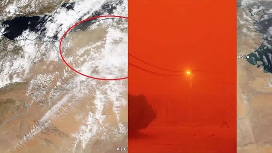 Powstało apokaliptyczne niebo. Burza piaskowa zamieniła dzień w noc