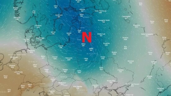 Poczujemy potężny spadek ciśnienia w Polsce. To efekt nadciągającej wichury