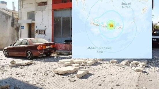 Silne trzęsienie ziemi na Krecie. Wiele budynków zniszczonych lub uszkodzonych