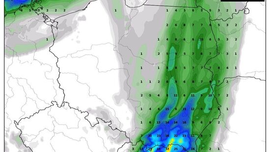Pogoda na 30 września 2021. Front okluzji na wschodzie Polski. Spadnie ponad 20 mm deszczu