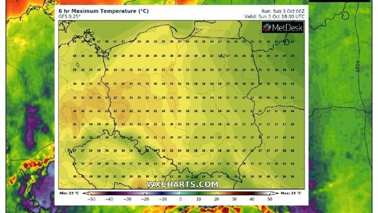 Pogoda na niedzielę 3 października 2021. Polska między wyżem i niżem. Będzie ciepło