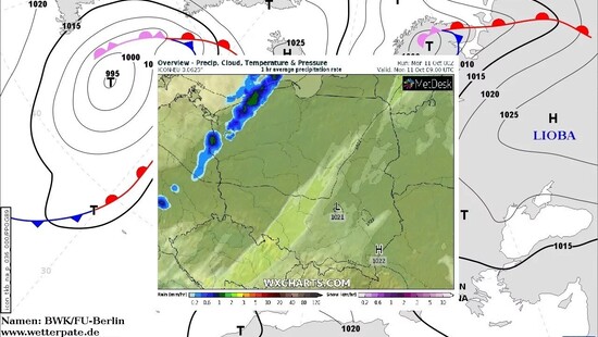Pogoda na 11 października 2021. Chłodny front atmosferyczny wkroczy do Polski. Pojawi się deszcz, ale nie wszędzie