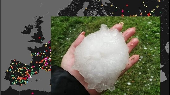  Padł nowy rekord liczby gradobić w Europie. W Polsce spadł rekordowo duży grad