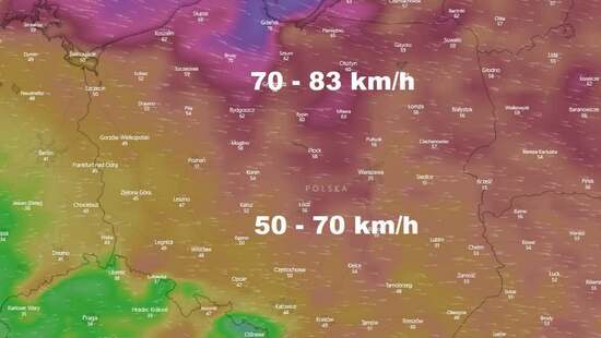 Śmiertelna ofiara wichury na Pomorzu w Polsce. Wiatr przekroczył 120 km/h