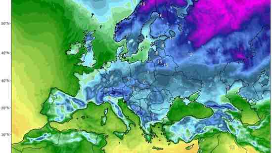 Silny mróz w Europie. Temperatura spadła do blisko -30 stopni. Coraz częstszy mróz w Polsce na przełomie listopada i grudnia