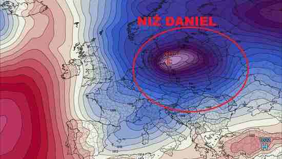 Niż Daniel uderzy w Polskę. Wichura przekroczy 100 km/h. Mamy dokładną prognozę wiatru