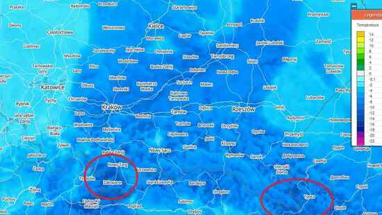 Potężny mróz na południu Polski. Temperatura w nocy spadnie do -20 stopni? Wiemy, gdzie będzie najzimniej