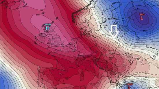 Potężny spadek ciśnienia w Polsce. W ciągu doby o ponad 20 hPa. Możemy odczuwać dolegliwości