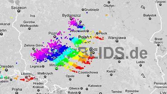 Pogoda na 17 lutego 2022. Wichury i burze przechodzą przez Polskę. Wiatr przekracza 100 km/h