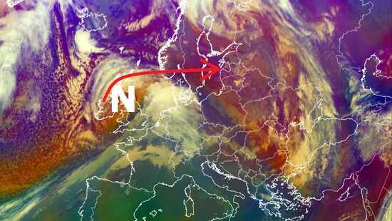 Kolejny orkan uderzy w Polskę. Wichury przekroczą 120 km/h. Mamy najnowsze dokładne prognozy wiatru