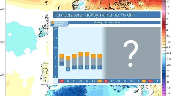 Pogoda długoterminowa na 16 dni. Mało opadów i częsty mróz. Wiemy, kiedy wiosenne temperatury będą w Polsce