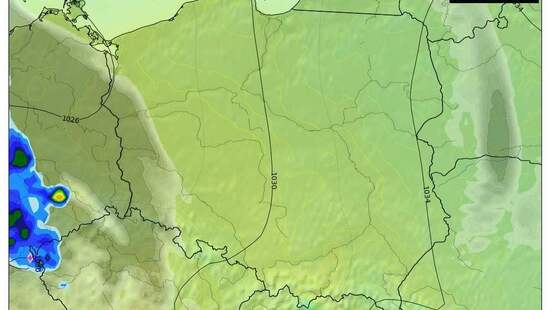 Pogoda na 14 marca 2022. Pogodny wyż nad Polską. W nocy przelotny deszcz na zachodzie