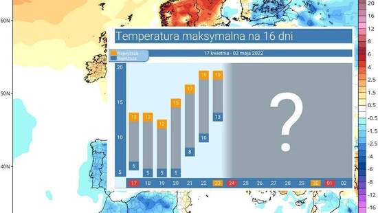 Pogoda długoterminowa na 16 dni. Temperatura wzrośnie i wybuchnie kwitnąca wiosna. Prognoza sięga majówki