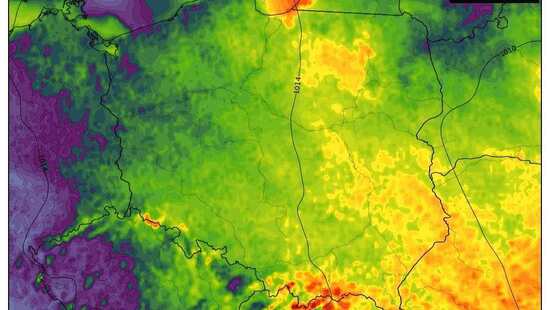 Pogoda na 22 maja 2022. Ochłodzenie i miejscami deszcz w Polsce. Silny wiatr na południowym wschodzie