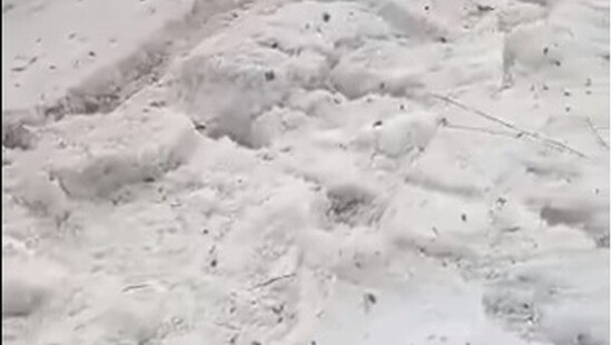 Potężne gradobicie na południu. W 10 minut spadło 20 cm gradu. Uprawy rolne zostały zniszczone