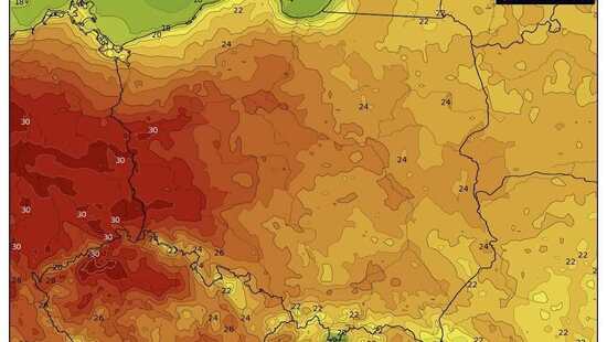Pogoda na 23 czerwca 2022. Upał wróci do zachodniej Polski. Wyż Frido zablokuje opady i burze