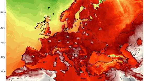 Upał ogarnie Europę. Temperatura przekroczy 40 stopni. Żar przez wiele dni utrzyma się w Polsce