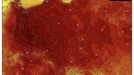 Pogoda na 27 czerwca 2022. Potężny upał w Polsce do 37 stopni. W nocy miejscami opady i burze na zachodzie