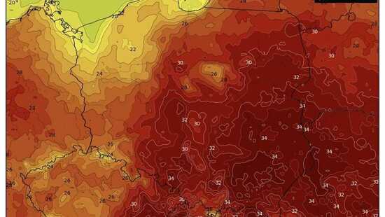Pogoda na 30 czerwca 2022. Potężny upał w Polsce. Miejscami burze z ulewnym deszczem i gradem