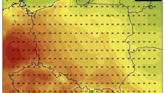 Pogoda na 7 września 2022. Gorąco na zachodzie Polski. Temperatury zaskoczą. W nocy lokalne burze