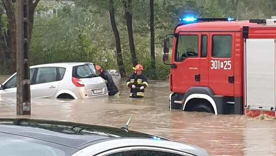 Padł rekord opadów. Stacjonarna burza zalała Gorzów Wielkopolski. Takiej sumy opadów nikt się nie spodziewał