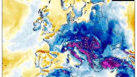 Temperatura spadła do -10 stopni. Jęzor chłodu uderzył w Europie.  Anomalia temperatury szokuje