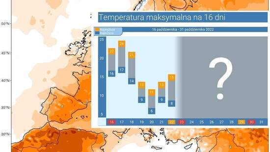 Pogoda długoterminowa na 16 dni. Wrócą przymrozki do Polski. Fronty atmosferyczne będą częstsze