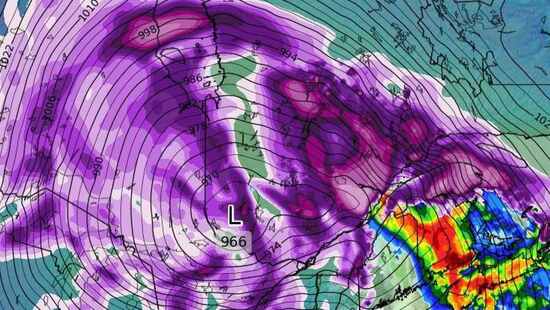 Potężny mróz i burze śnieżne na zachodzie. Spadnie 50-75 cm śniegu. Śnieżyce zasypią lotniska i drogi