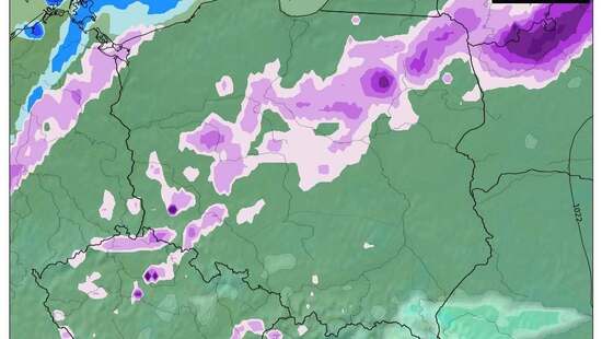 Pogoda na 26 stycznia 2023. Front chłodny wkroczy do Polski. Śnieg popada w wielu regionach