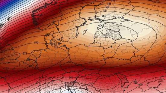 Nadciąga silny antycyklon. Będzie potężny wzrost ciśnienia i dwucyfrowy mróz. W prognozach niemal 1050 hPa