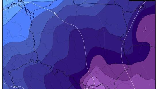 Silny mróz w Polsce. Temperatura spadła poniżej -28 stopni. Śnieg mimo wyżu popada na południowym wschodzie