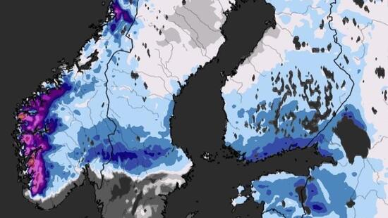 Śnieżyca przejdzie na północy. Spadnie ponad 10-50 cm śniegu. Zima z zawiejami i zamieciami będzie wracać