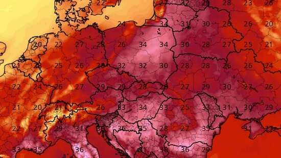 Piekielny żar dotrze z południa. Silny upał rozleje się po Polsce. Padnie rekord temperatury